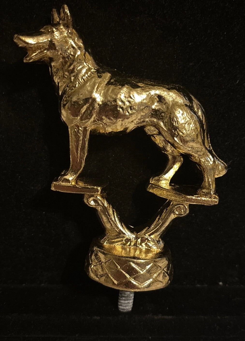 Vintage German Shepherd Figure 4”