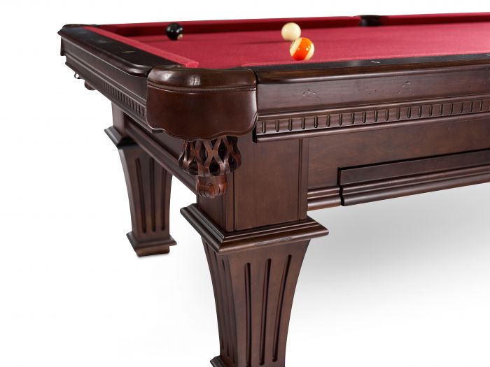 8' Plank and Hide Talbot Pool Table - Floor Model