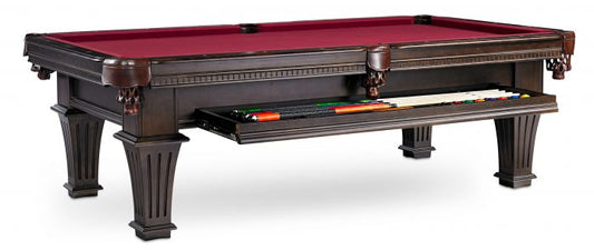 8' Plank and Hide Talbot Pool Table - In Stock