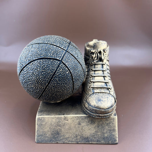 Bronze Basketball Pewter Resin 4.25"