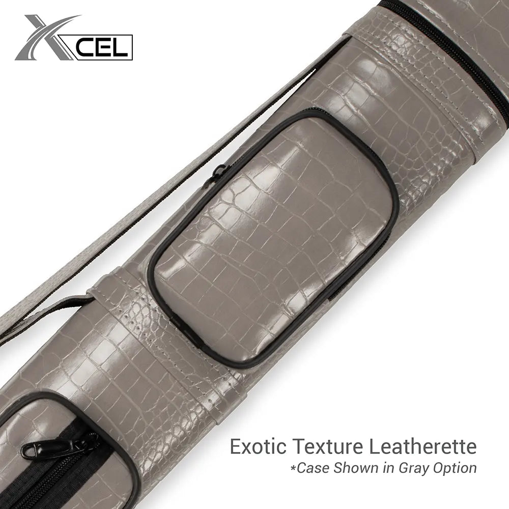 Alligator Print Exotic Vinyl 2x2 Cue Case