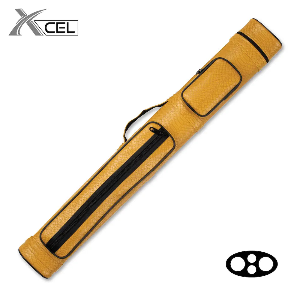 Alligator Print Exotic Vinyl 2x2 Cue Case