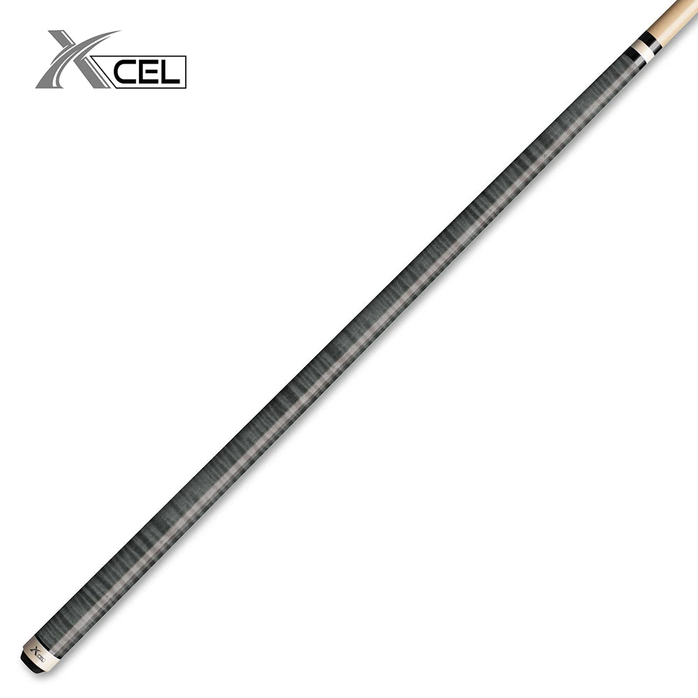 XCEL Glossy Curly Wrap-less Design Pool Cue