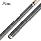 XCEL Glossy Curly Wrap-less Design Pool Cue