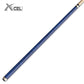 XCEL Glossy Curly Wrap-less Design Pool Cue