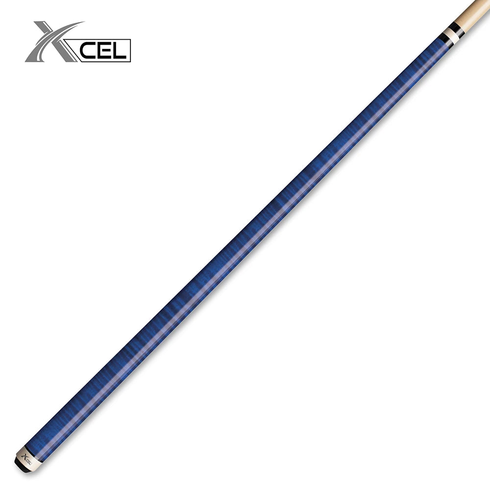 XCEL Glossy Curly Wrap-less Design Pool Cue