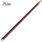 XCEL Glossy Curly Wrap-less Design Pool Cue