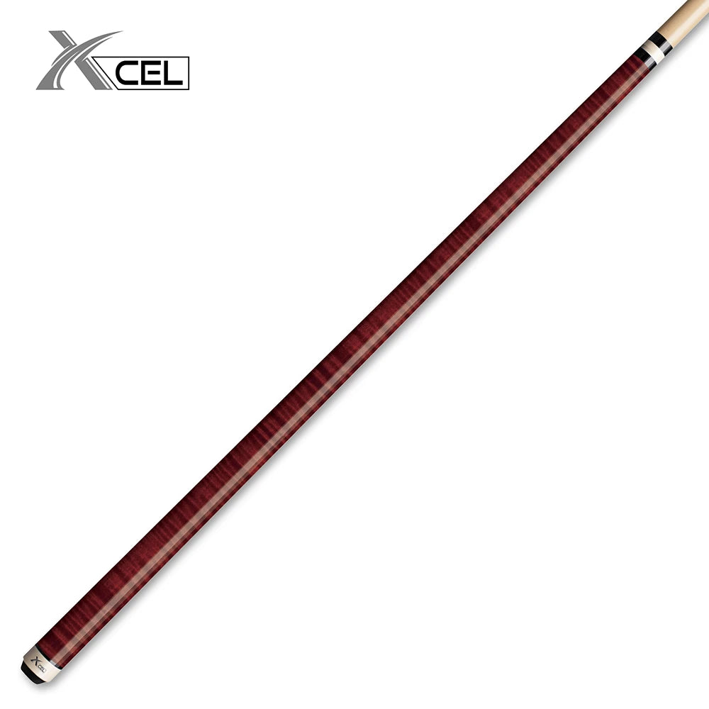XCEL Glossy Curly Wrap-less Design Pool Cue