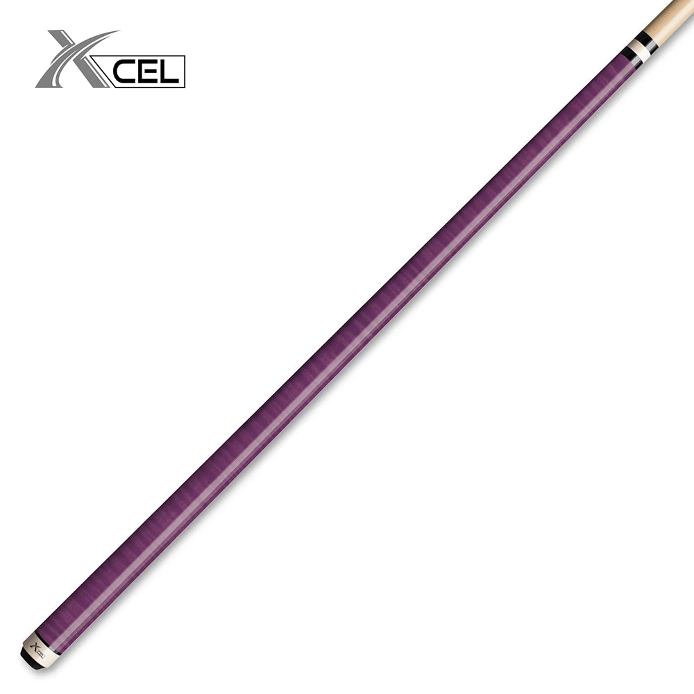 XCEL Glossy Curly Wrap-less Design Pool Cue