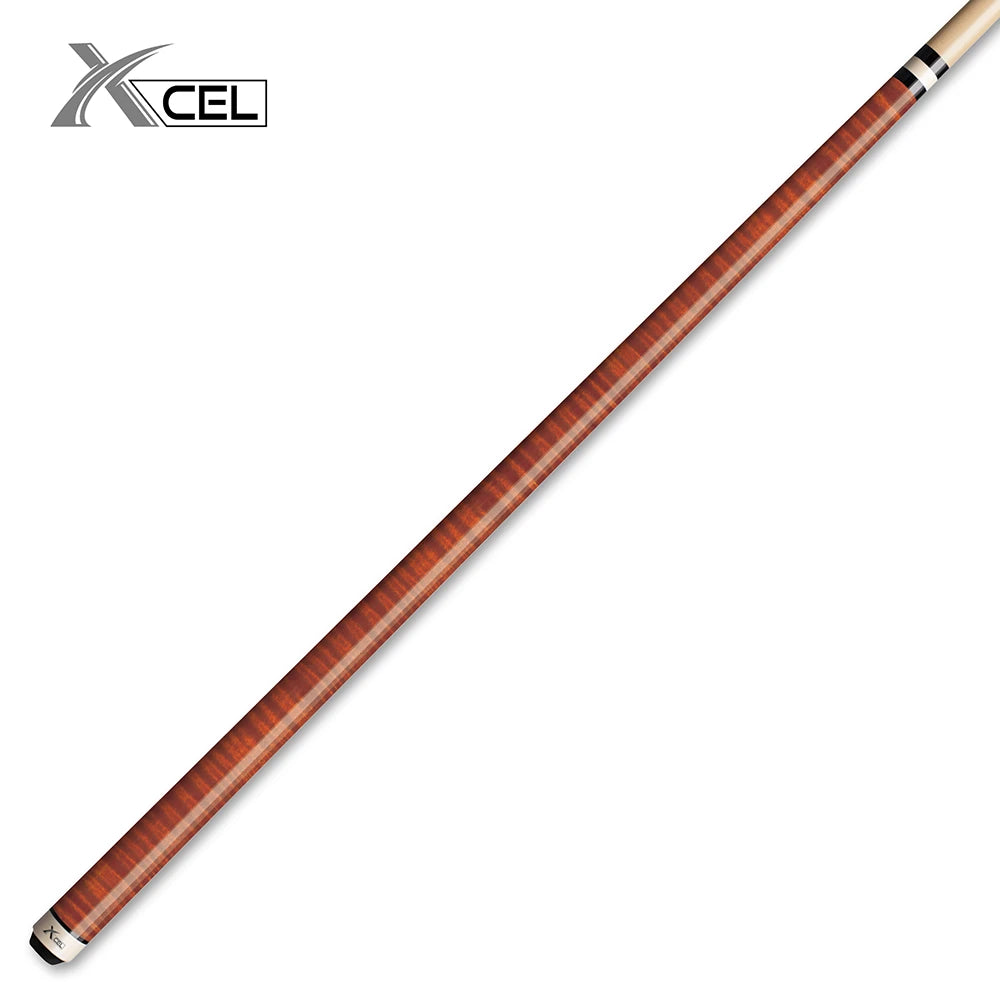 XCEL Glossy Curly Wrap-less Design Pool Cue